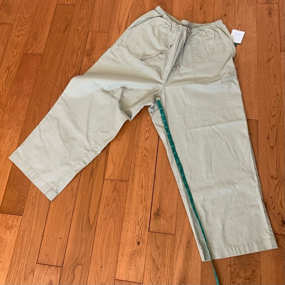 NWT LLBean sunwashed canvas pants, size large, khaki - Picture 5 of 8